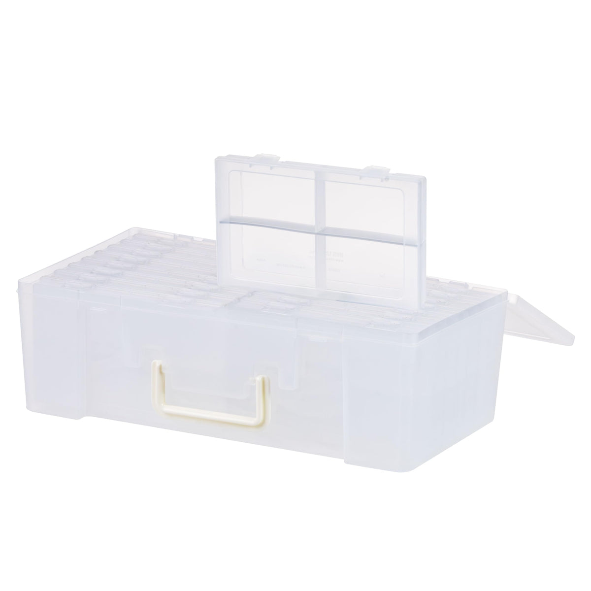 IRIS USA Photo Storage Box |Made in USA| 16 Cases - Clear