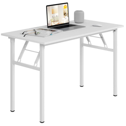 Need Small Computer Desk 31.5x15.7 Inch Folding Home Office Table Teak