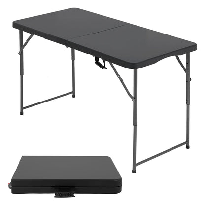 FDW | 34" Folding Table | White | Portable Plastic Table