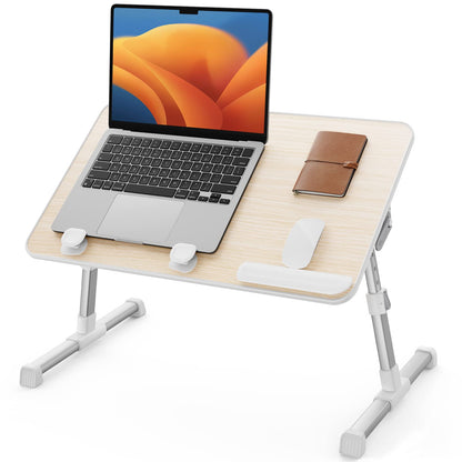 Laptop Desk Table, SAIJI Adjustable Laptop Stand, Portable Lap Desks