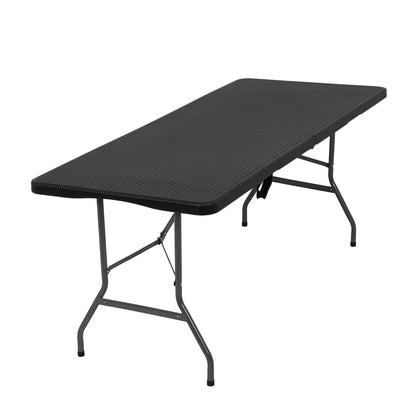 FDW | 34" Folding Table | White | Portable Plastic Table