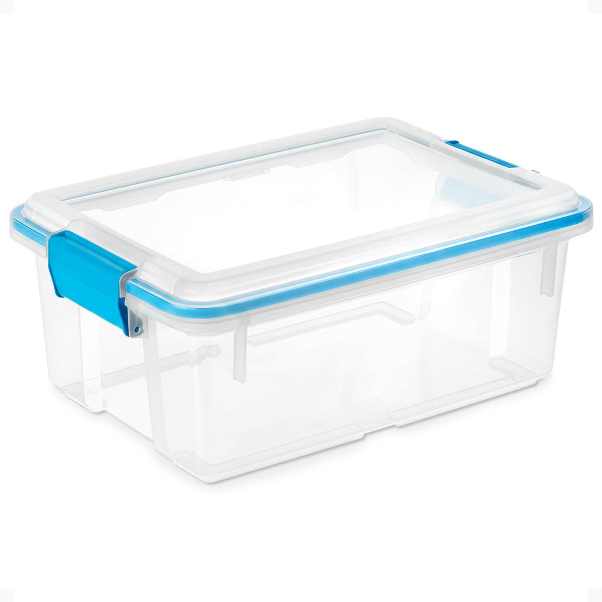 Sterilite Gasket Storage Box with Lids for Home & Office, 37 Quart, 4-Pack