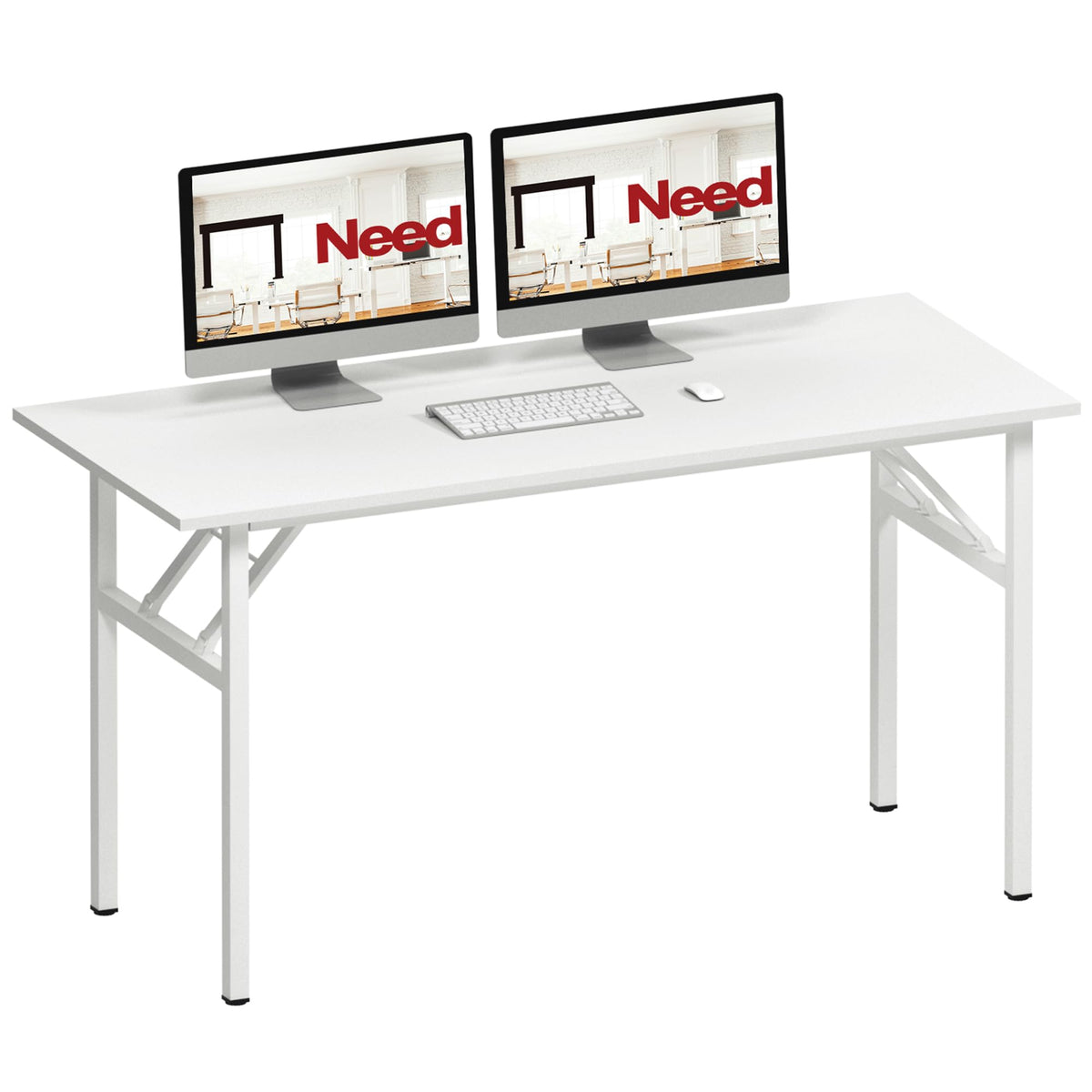 Need Small Computer Desk 31.5x15.7 Inch Folding Home Office Table Teak