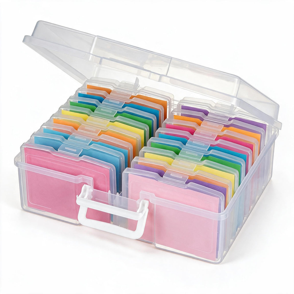 novelinks Photo Storage Boxes with Handle, Photo Organizers and Storage