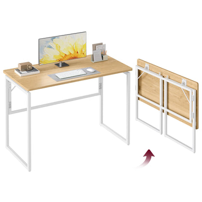 VASAGLE Folding Desk, Small Computer Desk, Foldable Table 39.4 Inch