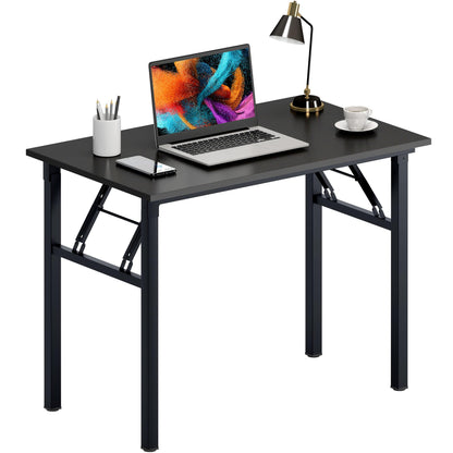 Need Small Computer Desk 31.5x15.7 Inch Folding Home Office Table Teak