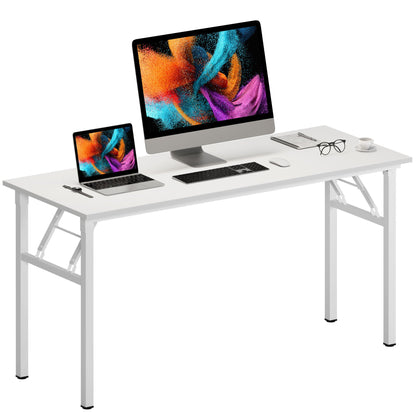 Need Small Computer Desk 31.5x15.7 Inch Folding Home Office Table Teak