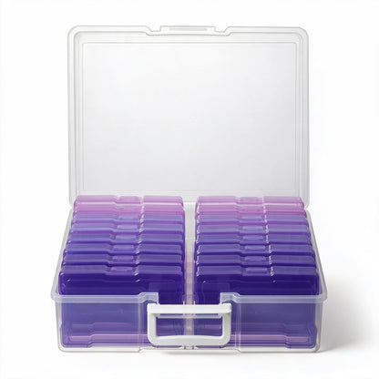 novelinks Photo Storage Boxes with Handle, Photo Organizers and Storage